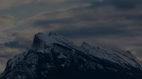 snowy mountain peak