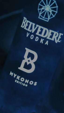 mykonos bottle label