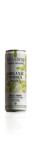 Bottle of Pear & Ginger Organic Infusion Belvedere Vodka