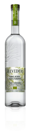 Bottle of Pear & Ginger Organic Infusion Belvedere Vodka