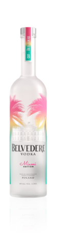 Bottle of Miami Limited Edition Belvedere Vodka