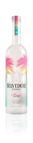 Bottle of Miami Limited Edition Belvedere Vodka