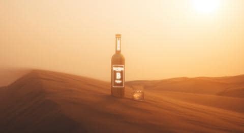 Dubai standing bottle