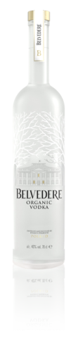 Belvedere organic vodka bottle