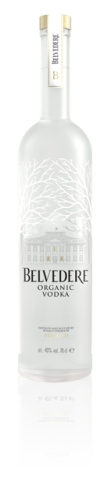 Belvedere organic vodka bottle