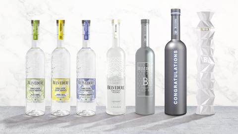 Belvedere’s diverse collection of luxurious vodkas